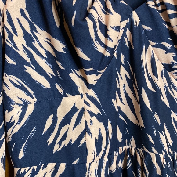 Ali & Jay Blue and Pink Midi Dress - Picture 5 of 10